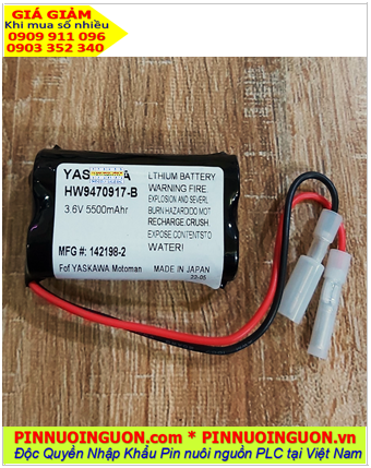 Yaskawa HW9470917-B; Pin nuôi nguồn Yaskawa HW9470917-B lithium 3v 5500mAh _Xuất xứ NHật